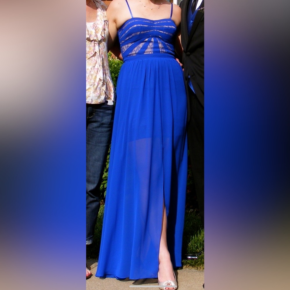 Aiden Blue Formal Prom Dress